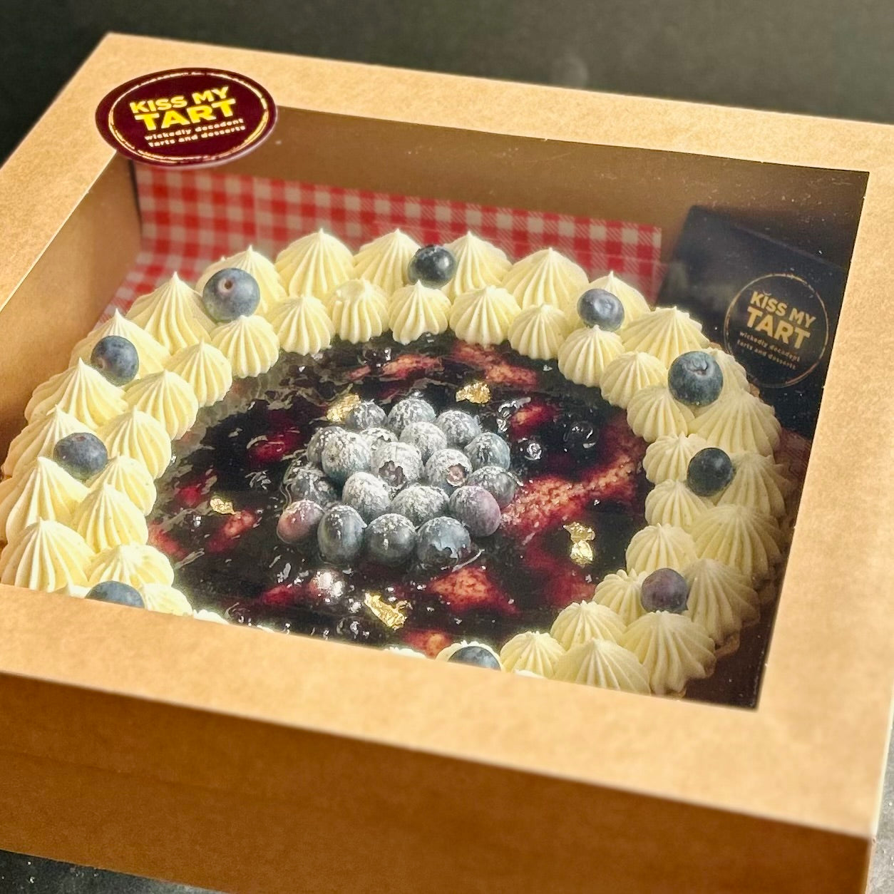 Blueberry & White Chocolate Tart