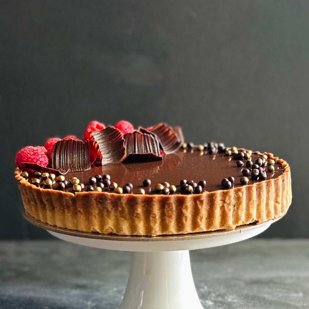 Chocolate Salted Caramel Tart