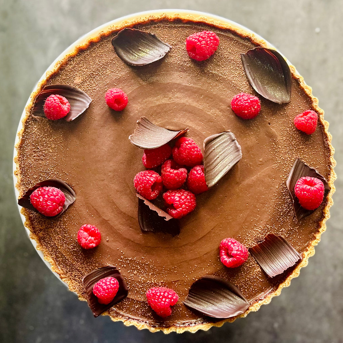 Chocolate Raspberry Tart