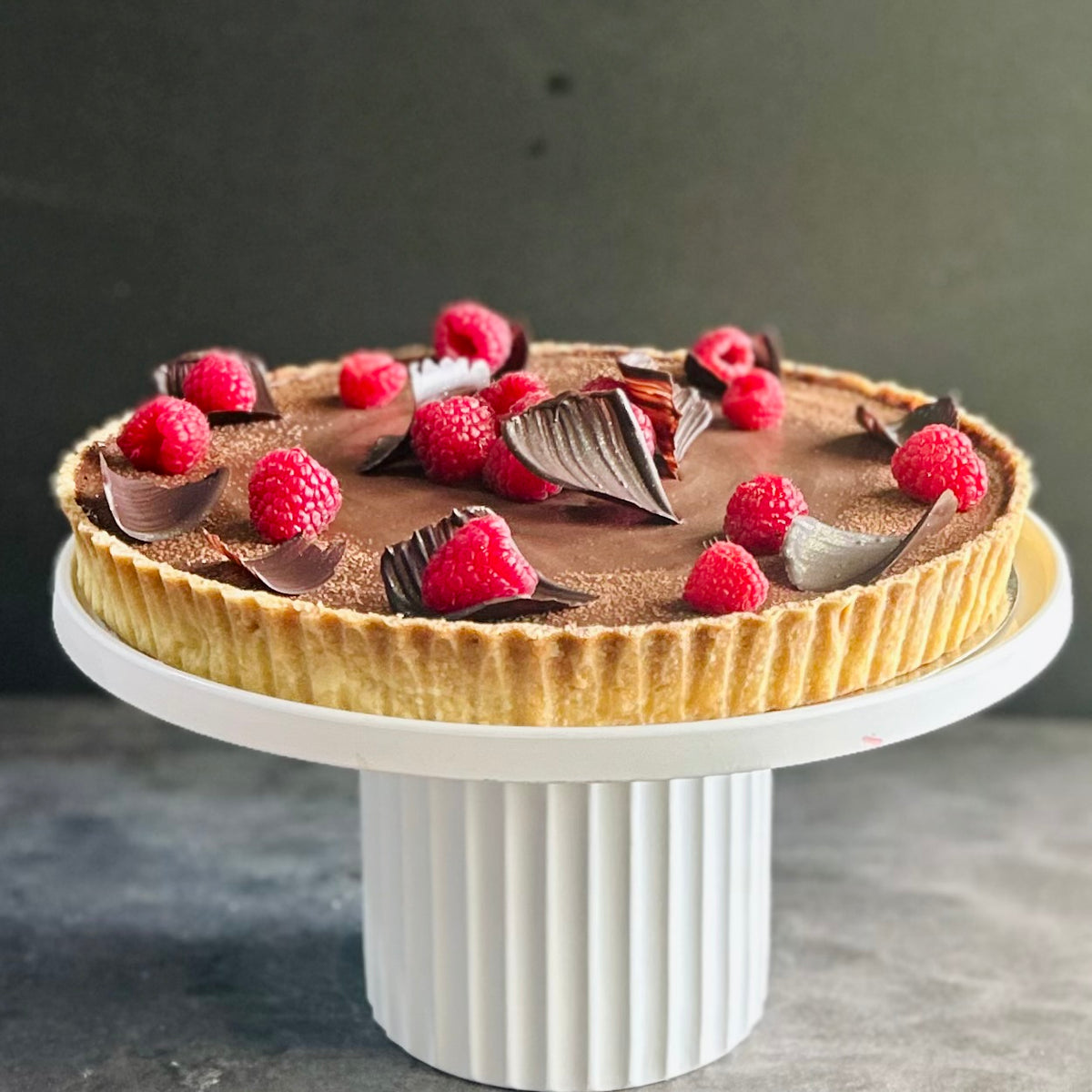 Chocolate Raspberry Tart