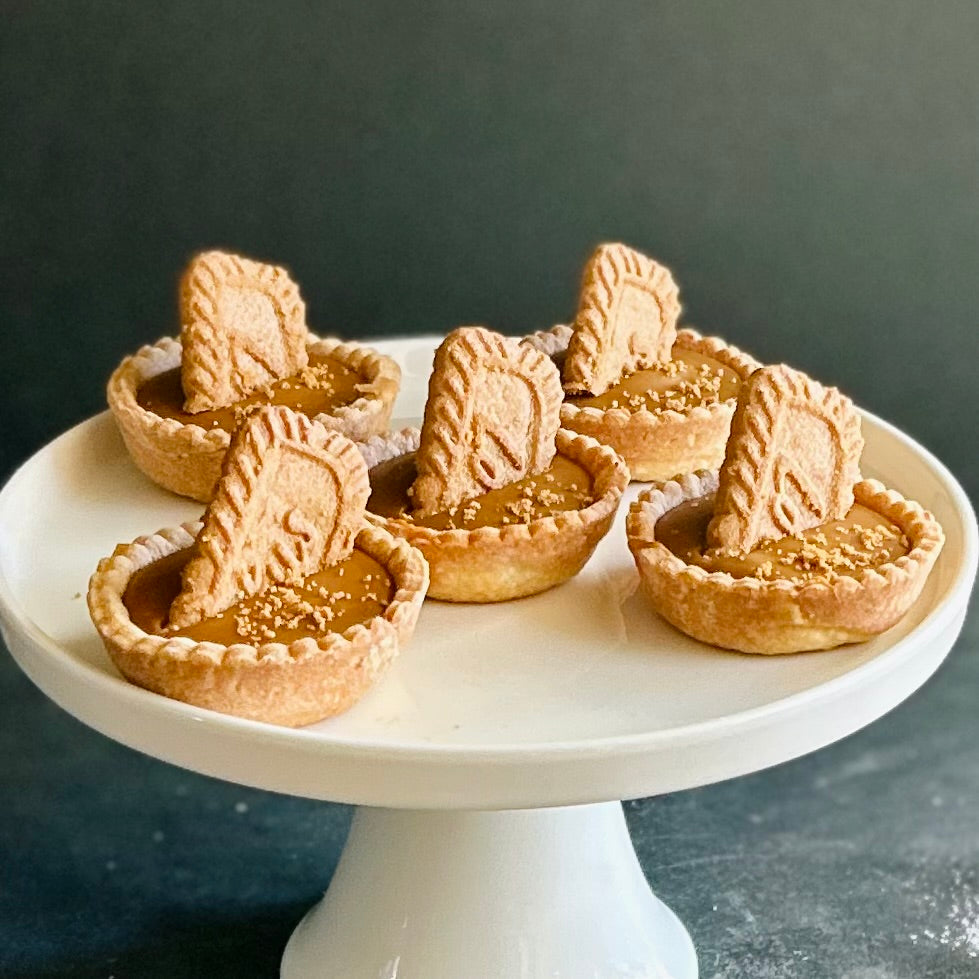 Mini Biscoff tarts 6cm round