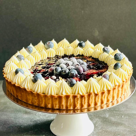 Blueberry & White Chocolate Tart