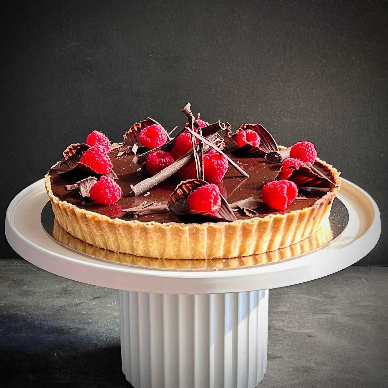 Chocolate Raspberry Tart